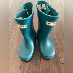 Hunter boots, toddler size US 9, used